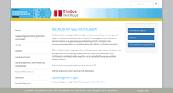 Desktop Screenshot of ggzrichtlijnen.nl